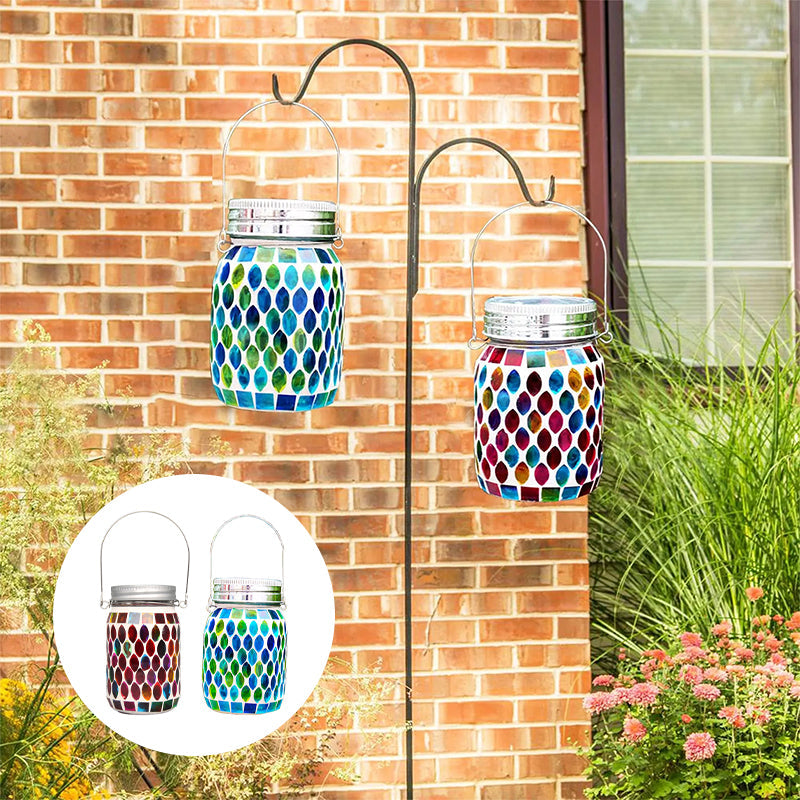 Mosaic Waterproof Solar Night Lanterns