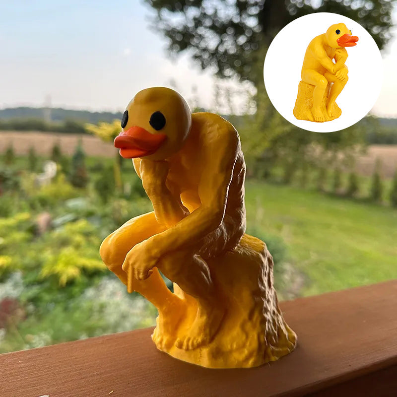 New Funny Thinker Middle Finger Duck