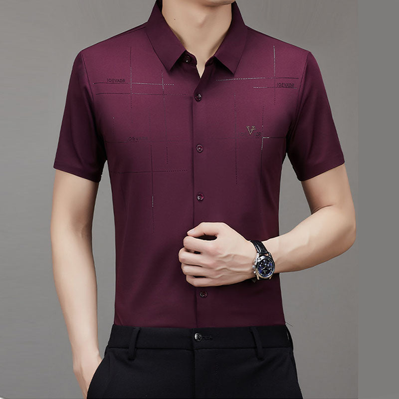 Men’s Ice Silk Business Shirt