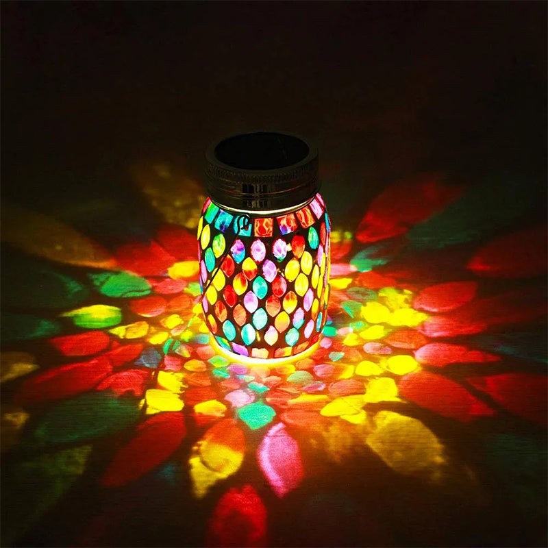 Mosaic Waterproof Solar Night Lanterns