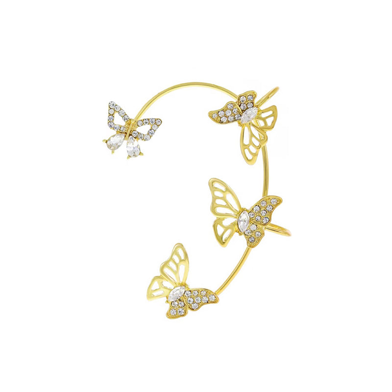 Zircon Butterfly Earrings