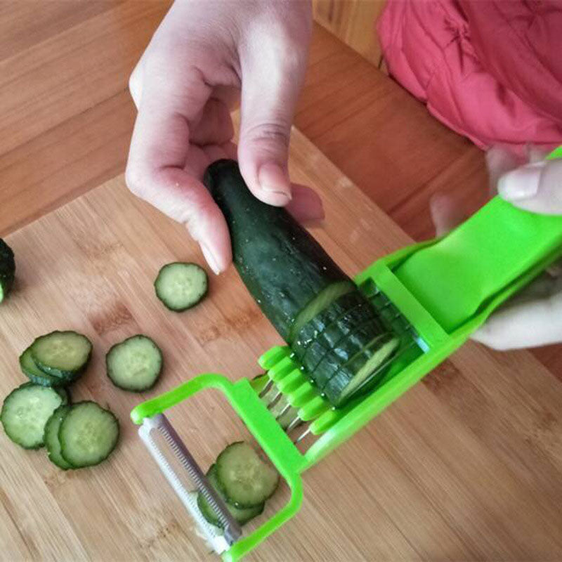 2 in 1 Vegetable Cutter with Peeler