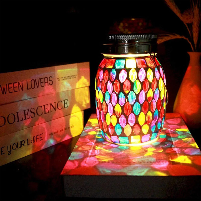 Mosaic Waterproof Solar Night Lanterns