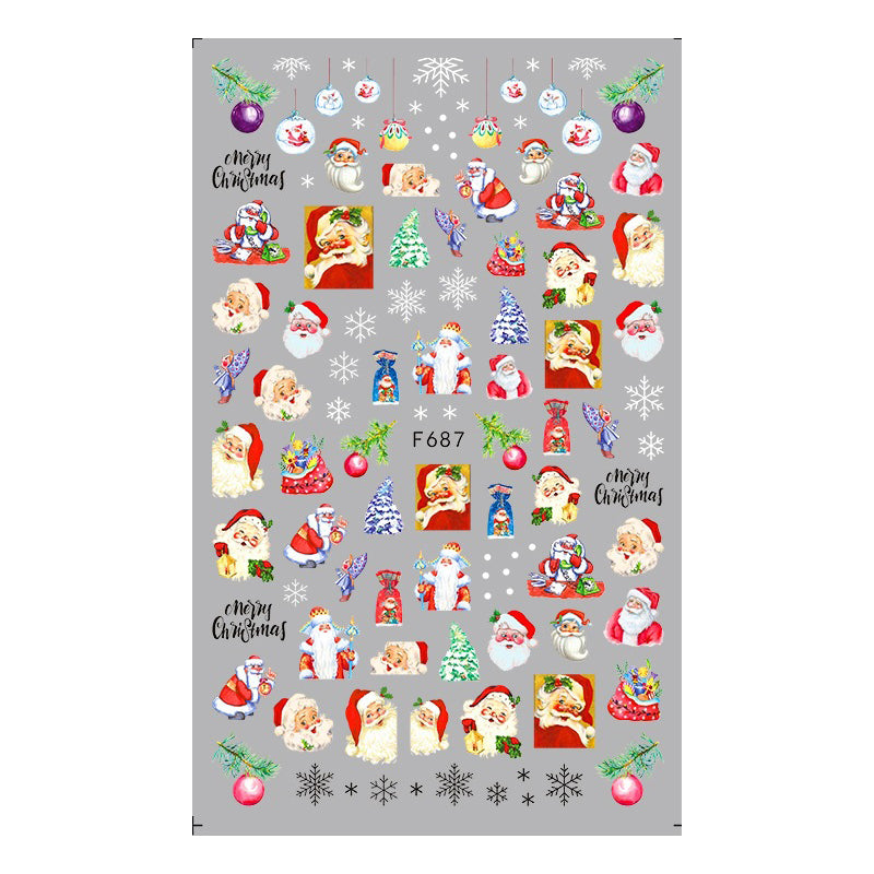 Christmas Nail Art Stickers