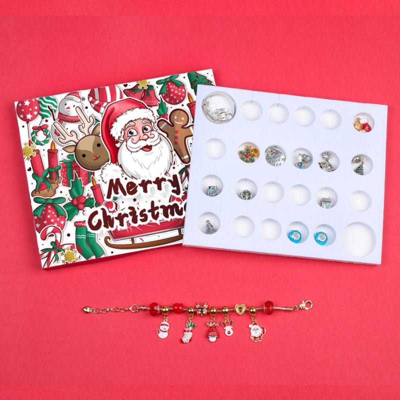 DIY Christmas Advent Calendar Bracelets Set