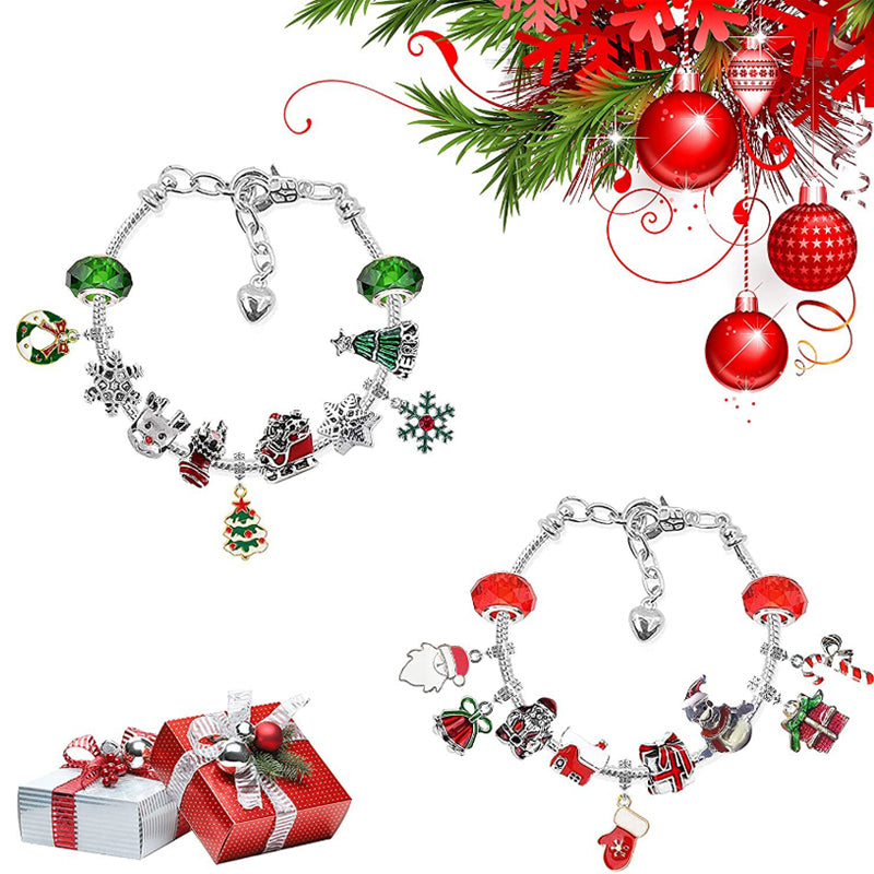 DIY Christmas Advent Calendar Bracelets Set