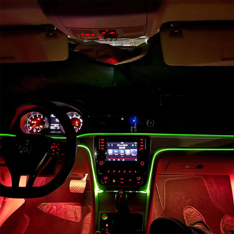 Fibre Optic RGB Car Lights