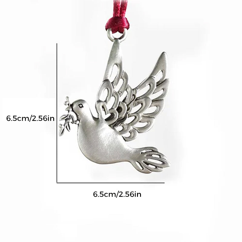 Solid Pewter Christmas Tree Ornament