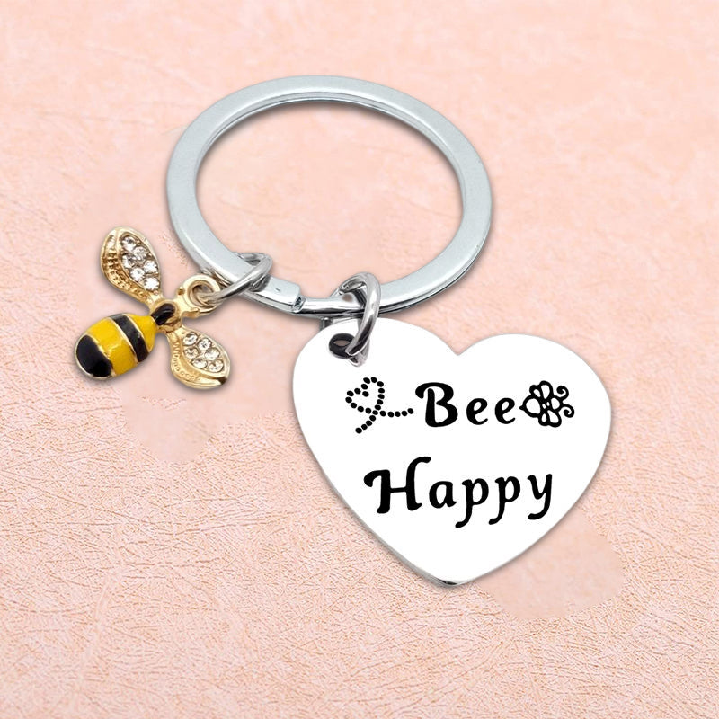 Honey Bee Keychain