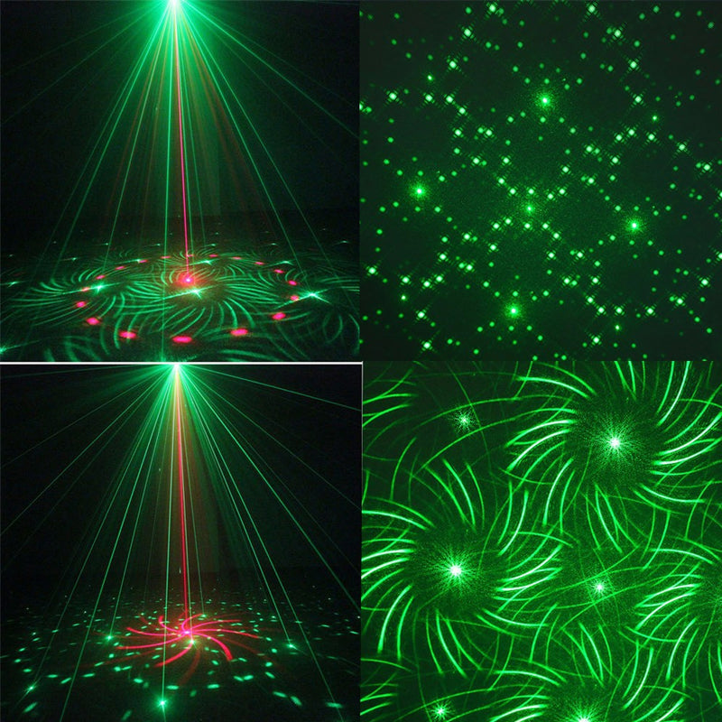 Remote control laser stage light