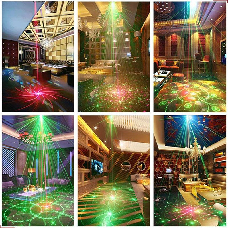 Remote control laser stage light