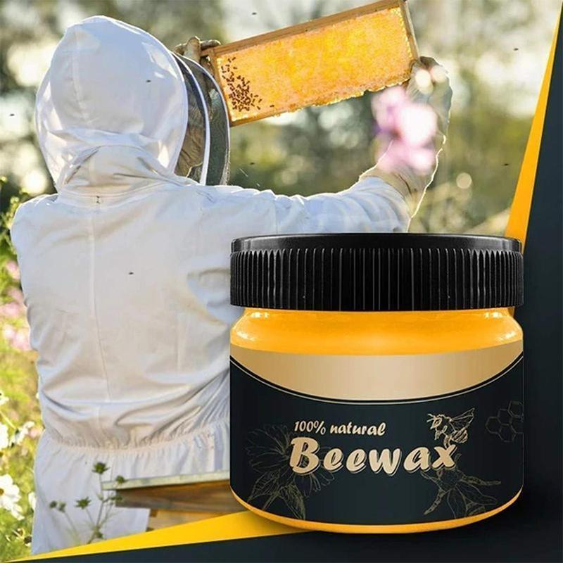 Natural beeswax furniture care polishing