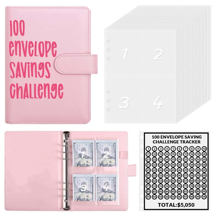 ✉️100 Envelope Challenge Binder