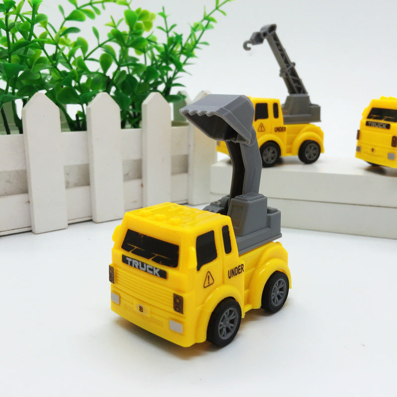 24PCs Construction Vehicles Toys Card-Exchange Valentines Day gift