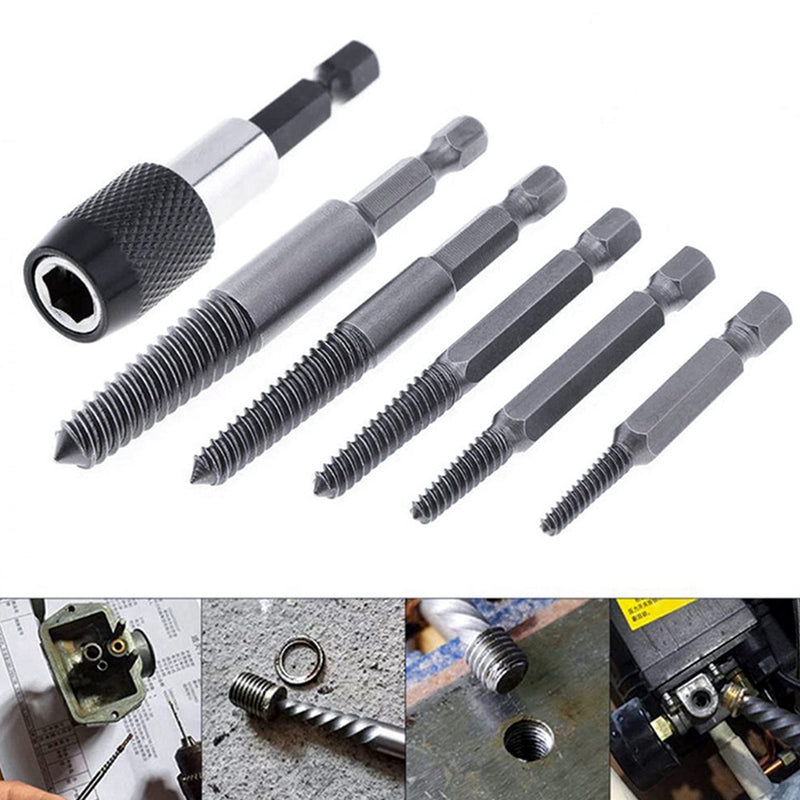 Damaged Screw and Broken Bolt Extractor Set