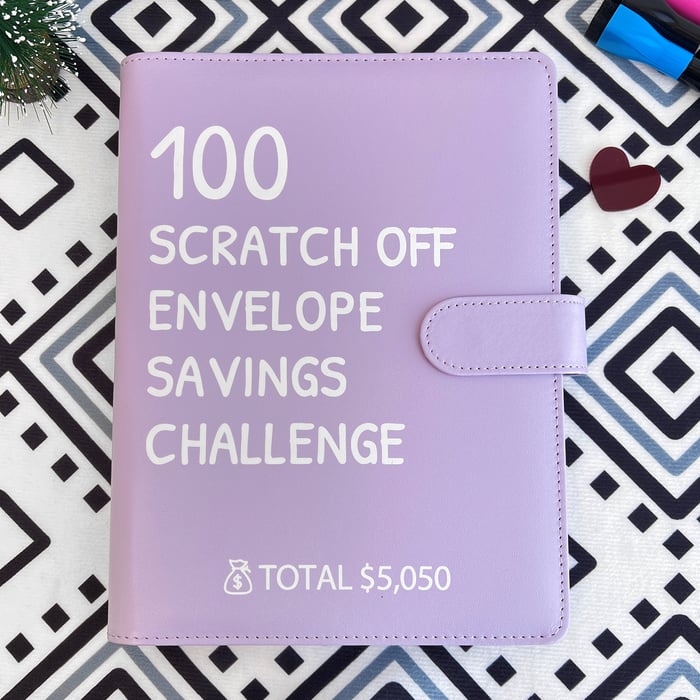 ✉️100 Envelope Challenge Binder