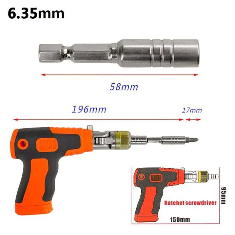 Magnetic Ratchet Screwdriver Set