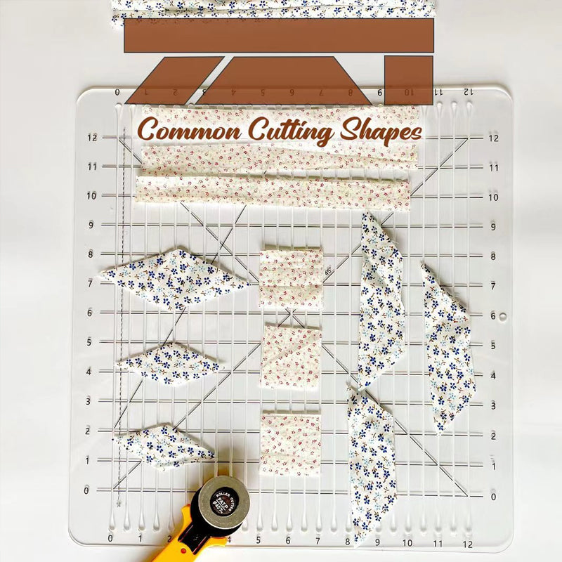 Fabulous Sewing Design 5-In-1 Quilt Cutting Ruler