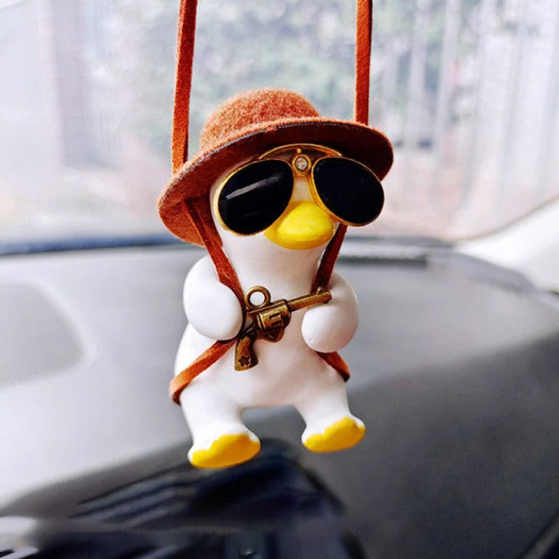 Car Flying Duck Hanging Ornament