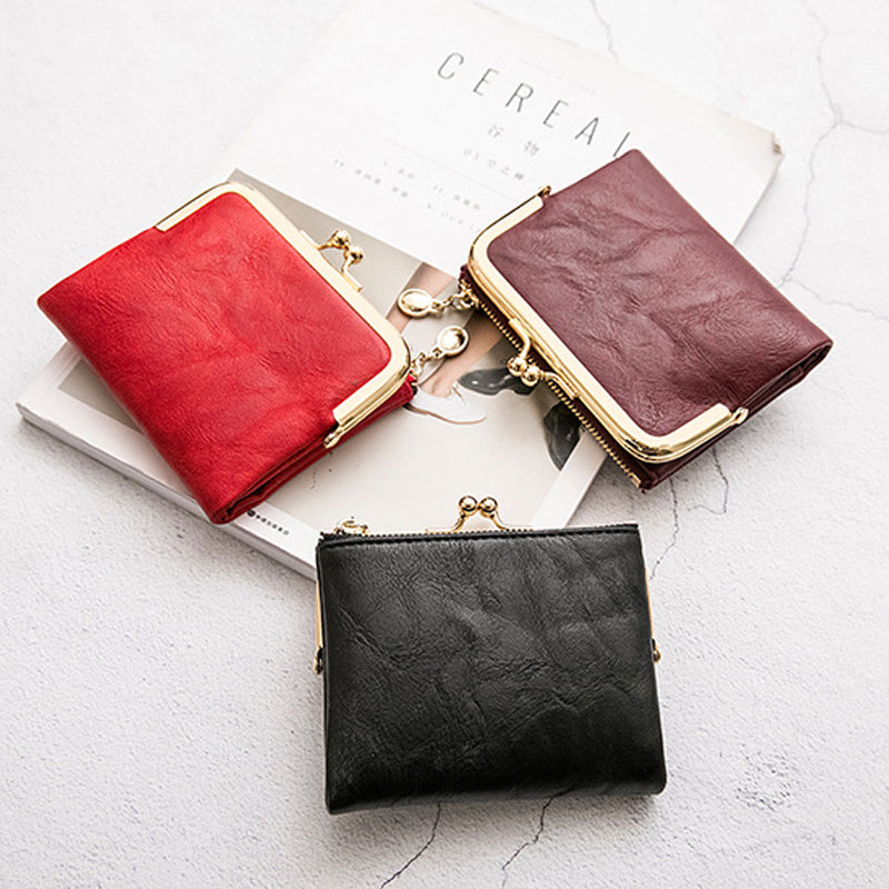 Mini Fashion Ladies Square Short Wallet