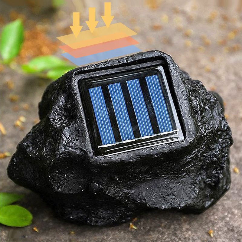 Solar Outdoor Lawn Decorative Stone Lights