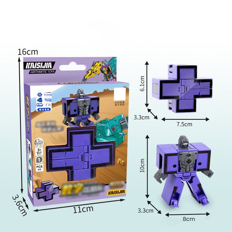 Toy Deformation Number Transform Robot gyerekeknek