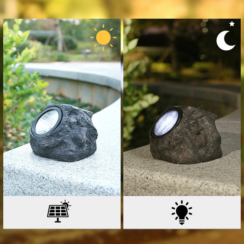 Solar Outdoor Lawn Decorative Stone Lights