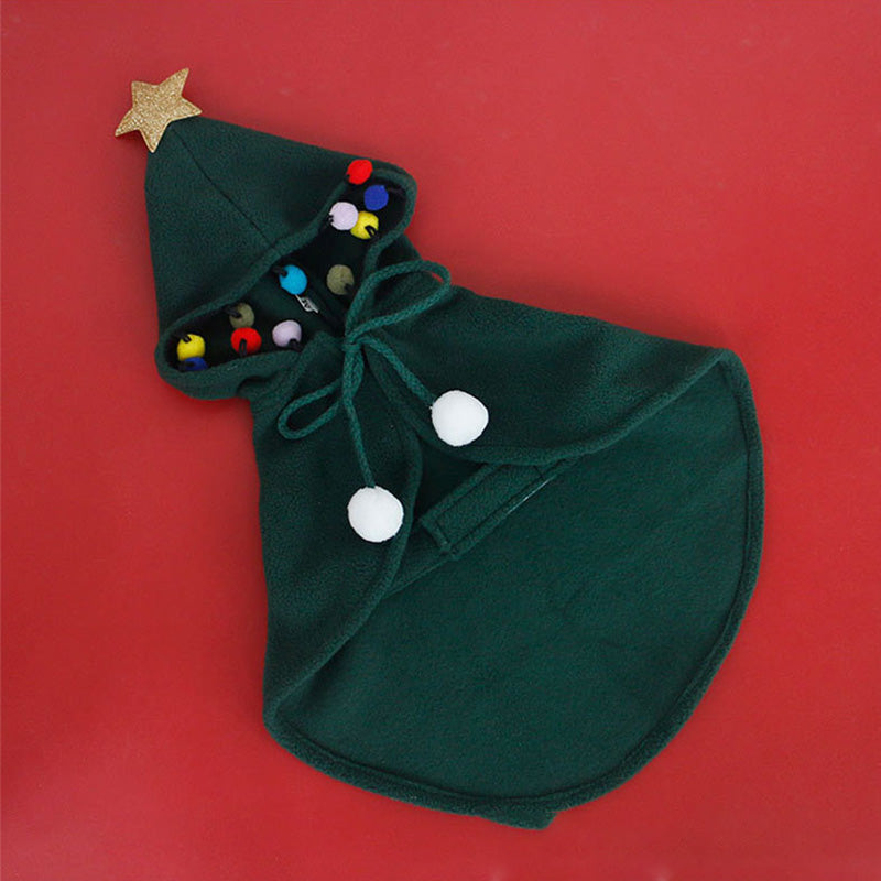 Pet Christmas Hooded Cape