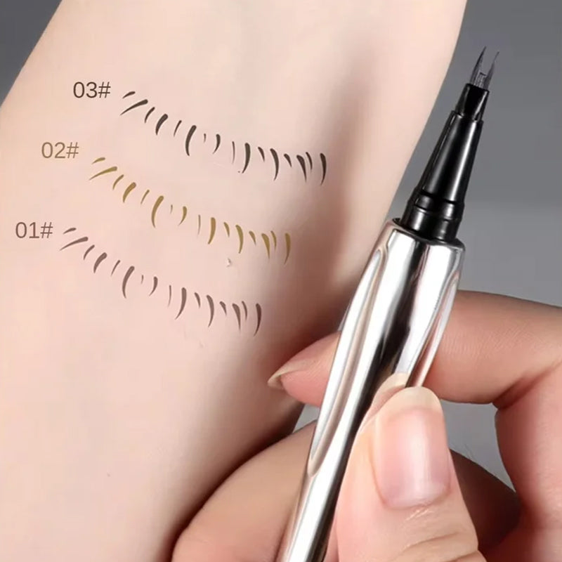 Micro-Fork Tip Long-lasting Waterproof Brows Pencil