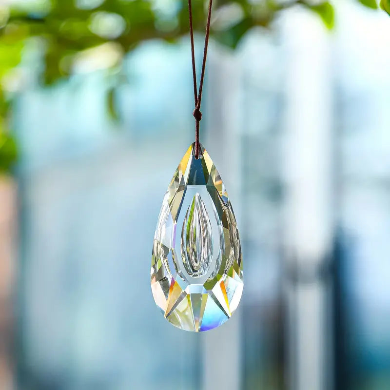 AB-Color Hanging Crystals Prism Suncatcher