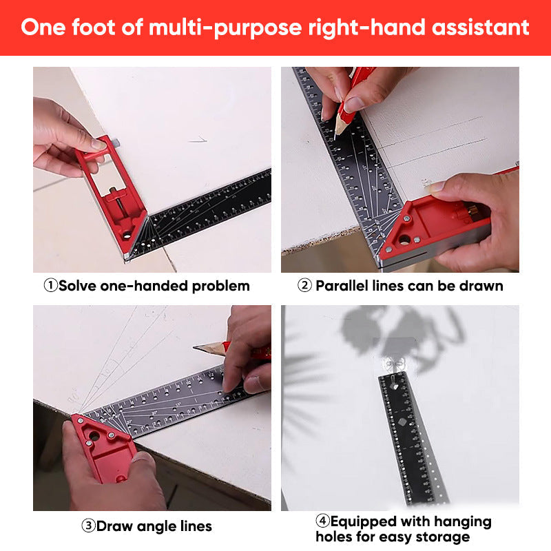 Multi-angle measuring ruler - High quality professional measuring tool