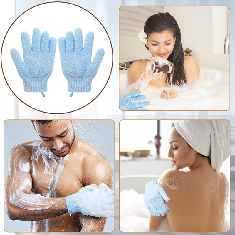 Deep Cleaning Exfoliating Bathing Gloves