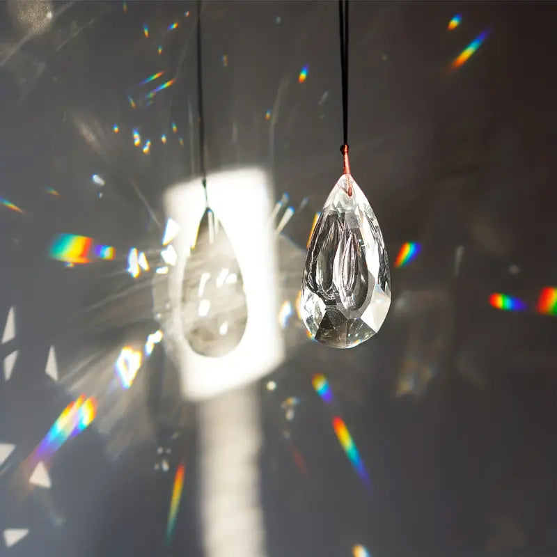 AB-Color Hanging Crystals Prism Suncatcher