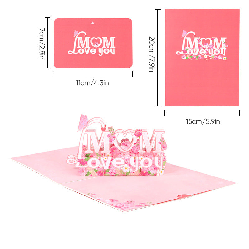 Mother's Day 3D Greeting Card