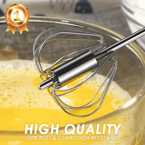 Stainless Steel Semi-Automatic Whisk