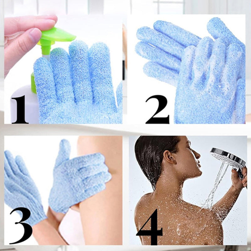 Deep Cleaning Exfoliating Bathing Gloves