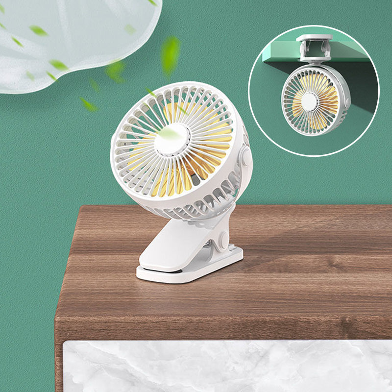 Clip Type USB Rechargeable Mini Electric Fan