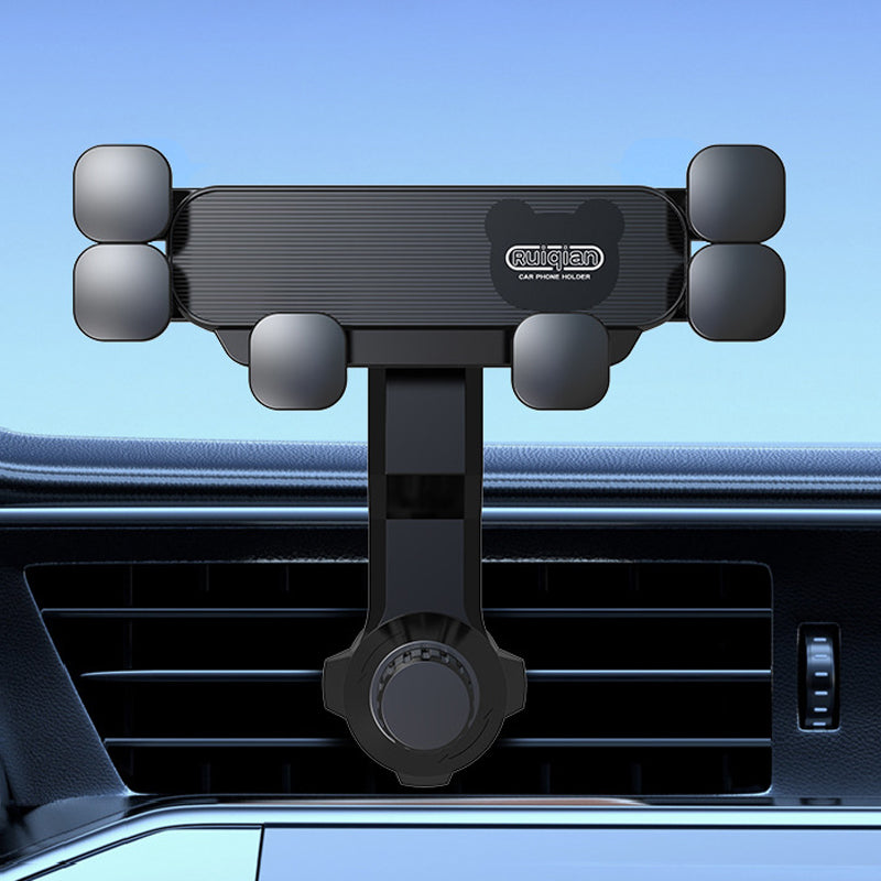 Gravity sensing universal car mount