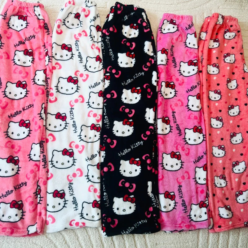 Cute Printed Flannel Pyjama Pants