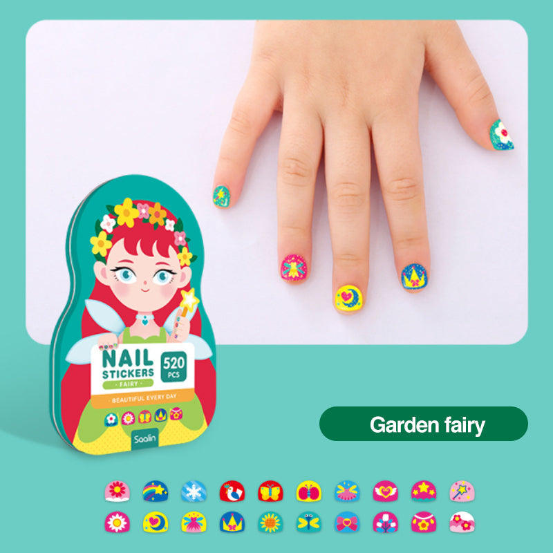 Kids Nail Stickers（520pcs ）