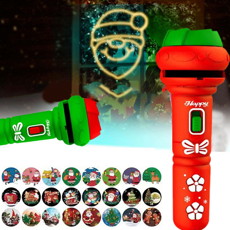 Christmas projection flashlight toy