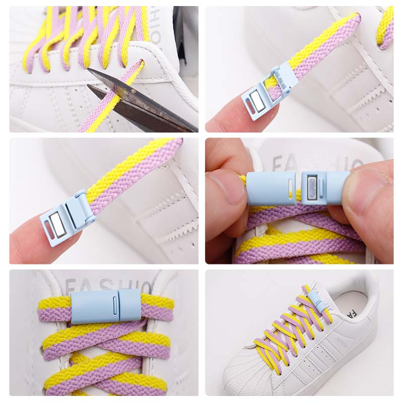 Magnetic Lazy Metal Shoelace Buckle