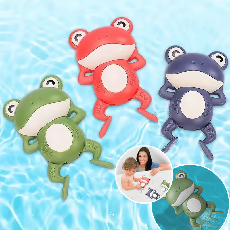 Baby Shower Clockwork Cute Animal Swimming Frog