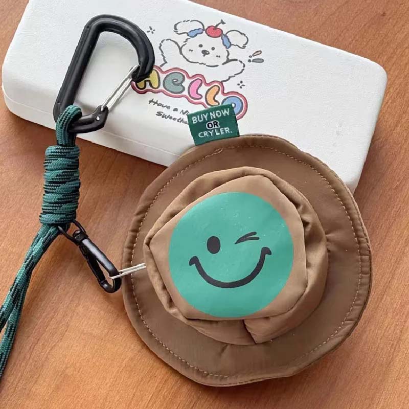 Smiley Hat Coin Purse with Buckle