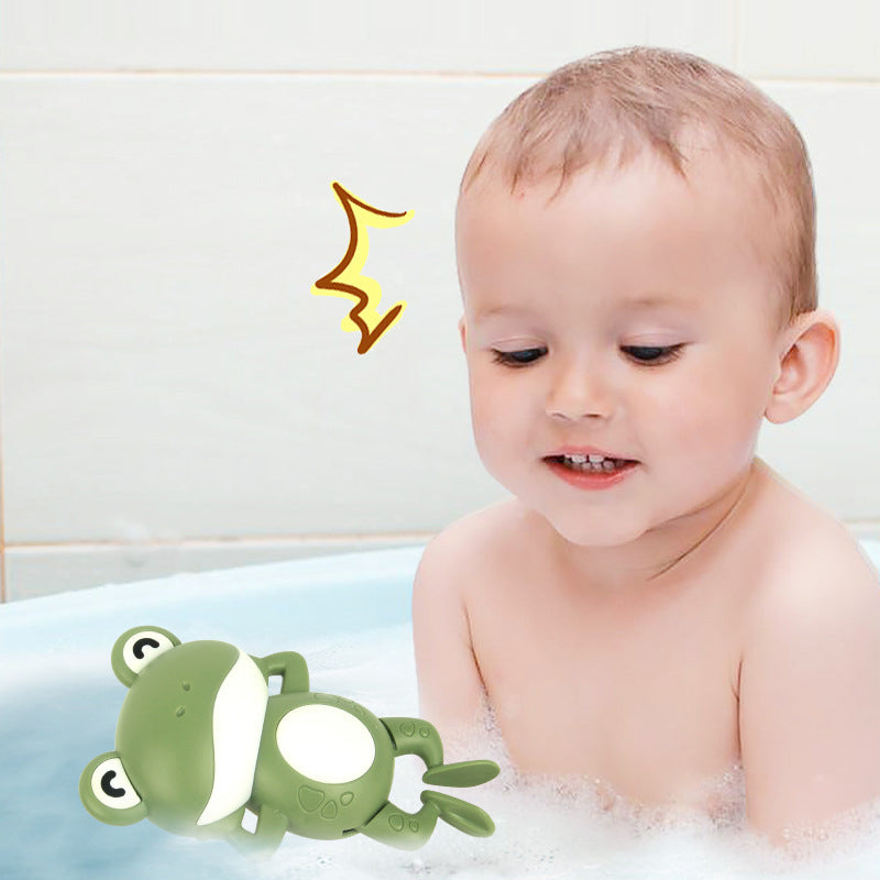 Baby Shower Clockwork Cute Animal Swimming Frog