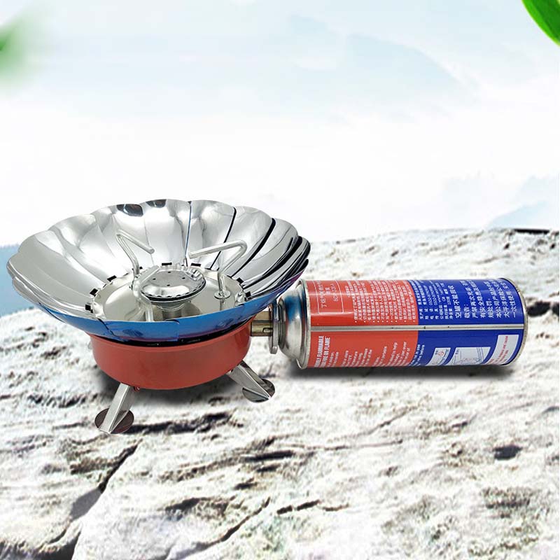 Portable Stainless Steel Gas Stove for Outdoor Camping