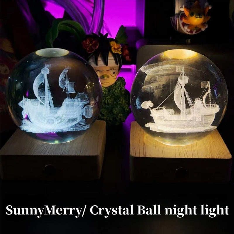 Crystal Ball Night Light Creative DIY Rechargeable Lighting Night Light