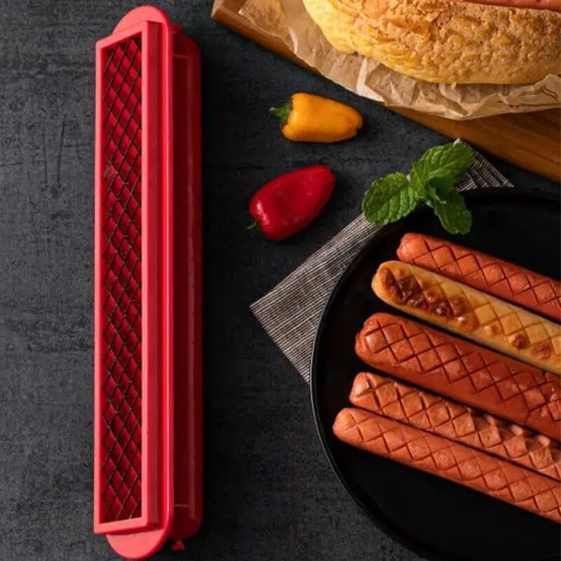 Perfect Criss-Cross Slots Hotdogs Slicer