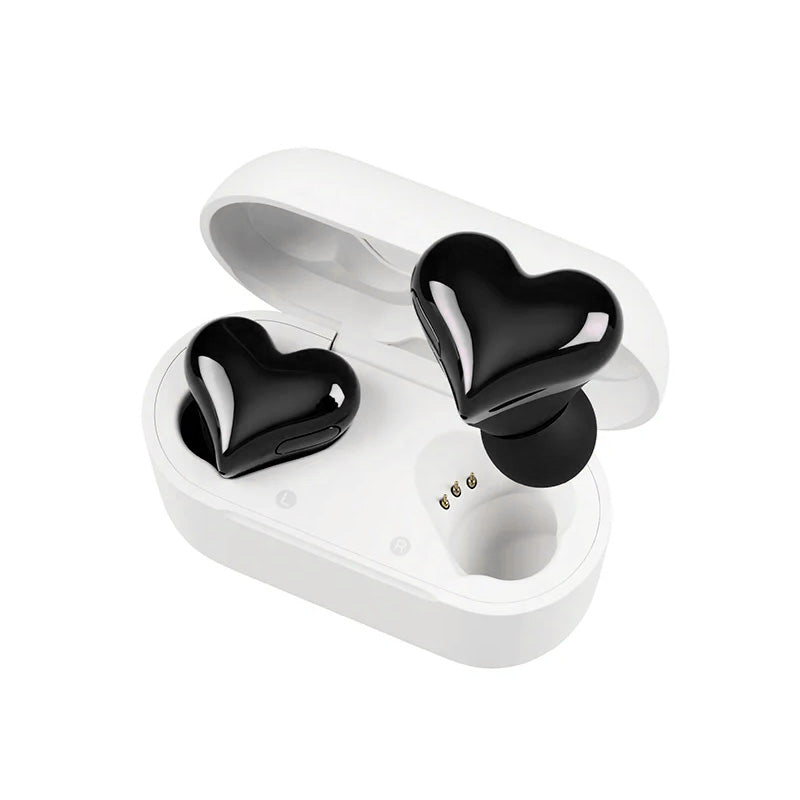 Bluetooth Wireless Headphones Heart-Shaped Earphones