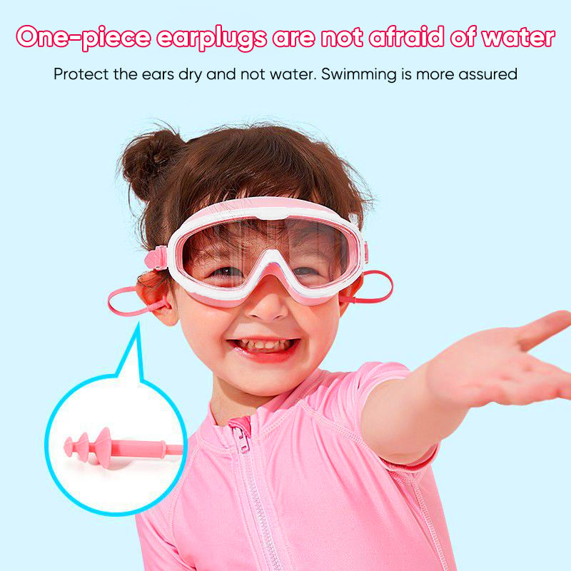 HD Large Frame Waterproof And Anti-fog Swimming Goggles